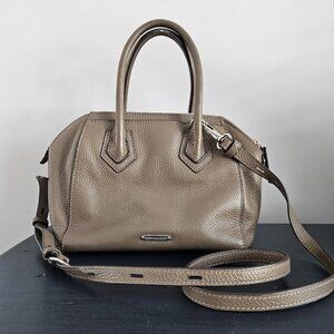 Rebecca Minkoff Pebbled Leather Crossbody Satchel EUC